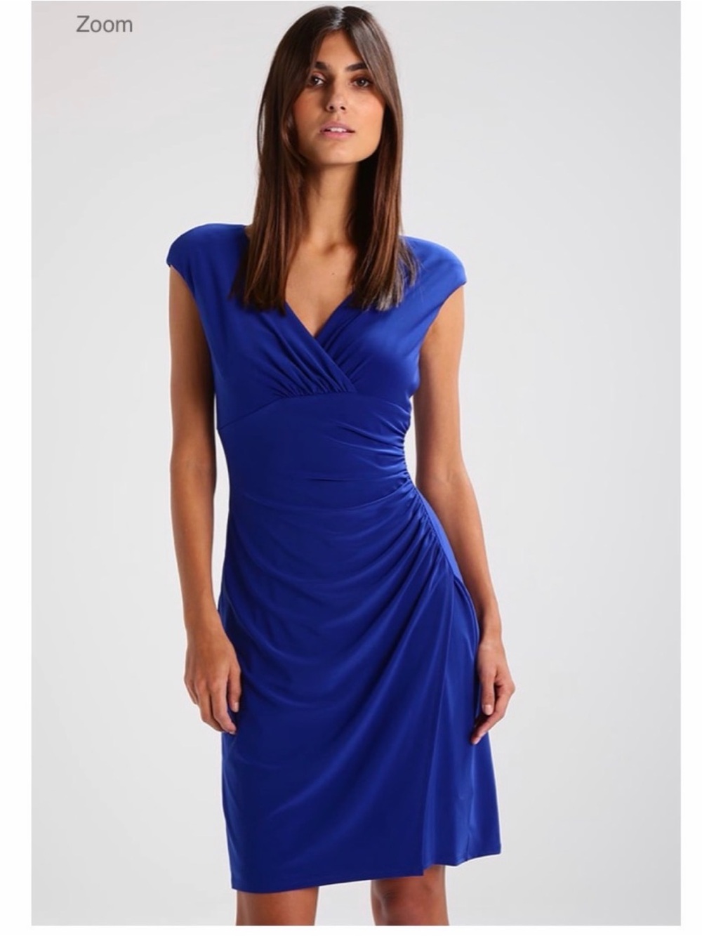 Ralph Lauren Cobalt Blue Cap Sleeve Dress